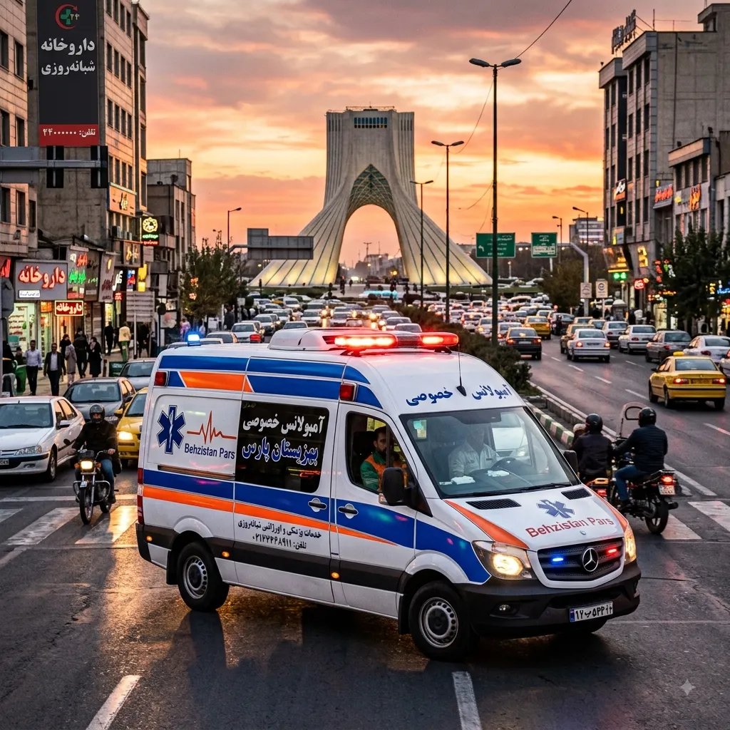 آمبولانس خصوصی شمال تهران